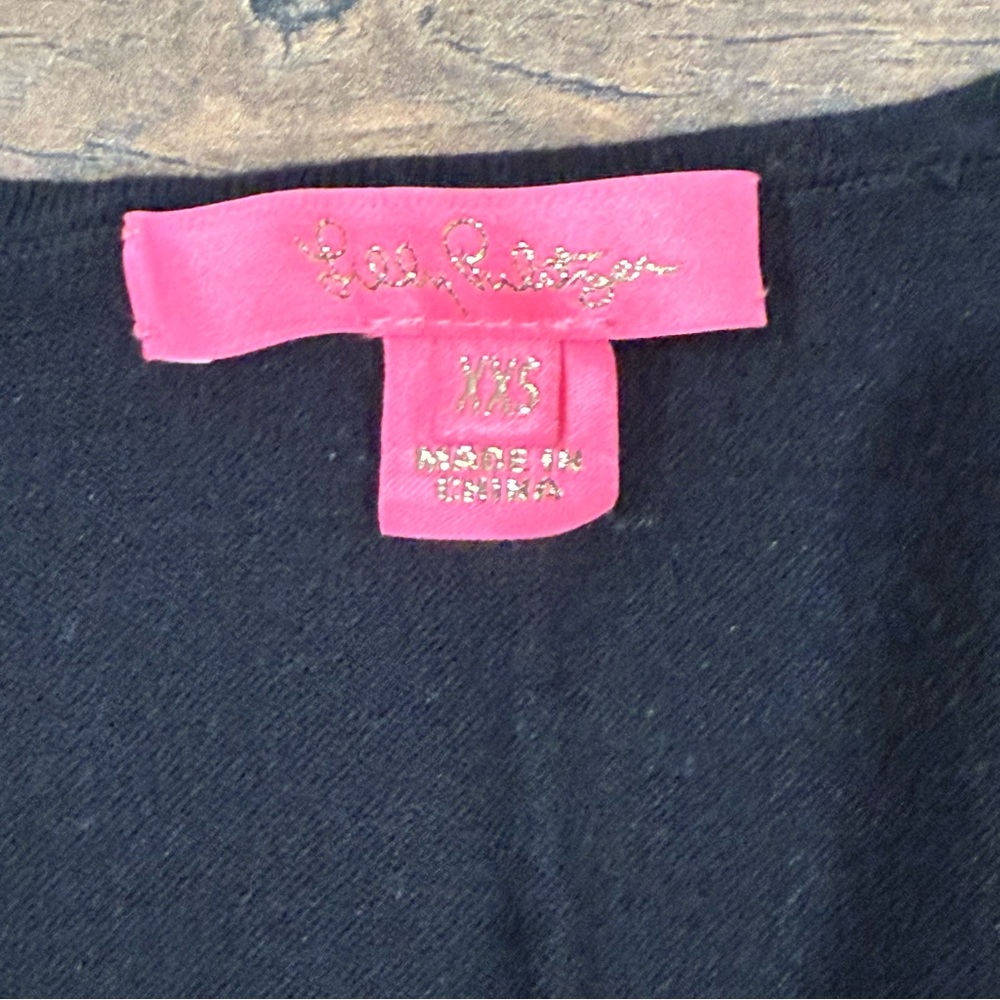 Lilly Pulitzer Edina Crewneck Sweater in Black - Picture 6 of 9